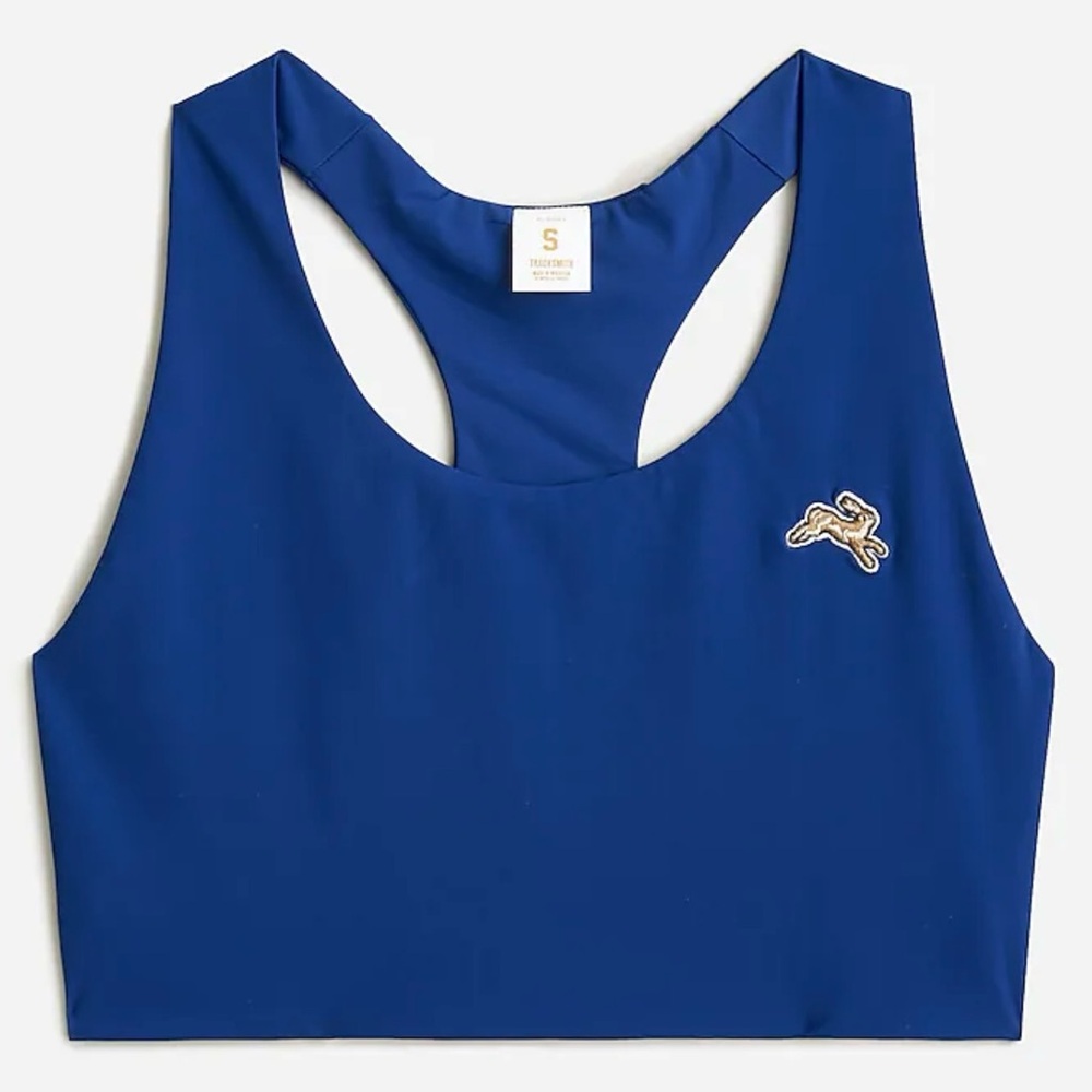 J. Crew Royal Blue Tracksmith Sports Bra Women's Size Medium